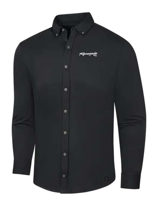 OGIO Blacktop Modern Code Stretch Button-Up Shirt w/Renegade RV Logo