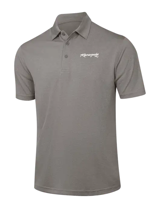 Medium Grey Heather Contender Polo w/Renegade RV Logo
