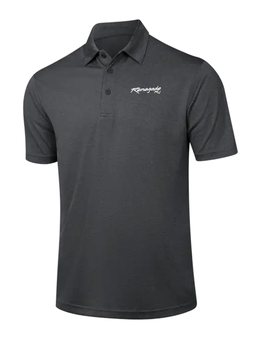 Dark Grey Heather Contender Polo w/Renegade RV Logo