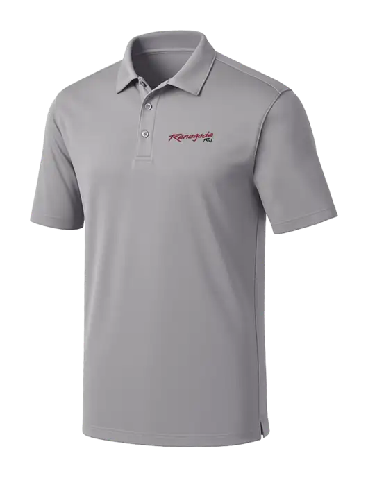 Light Grey Silk Touch Performance Polo w/Renegade RV Logo