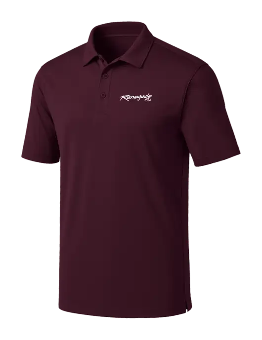 Maroon Silk Touch Performance Polo w/Renegade RV Logo