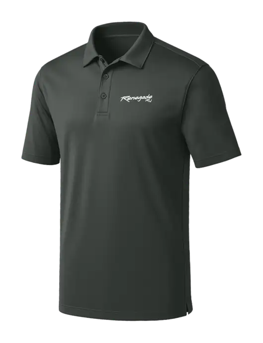 Dark Grey Silk Touch Performance Polo w/Renegade RV Logo