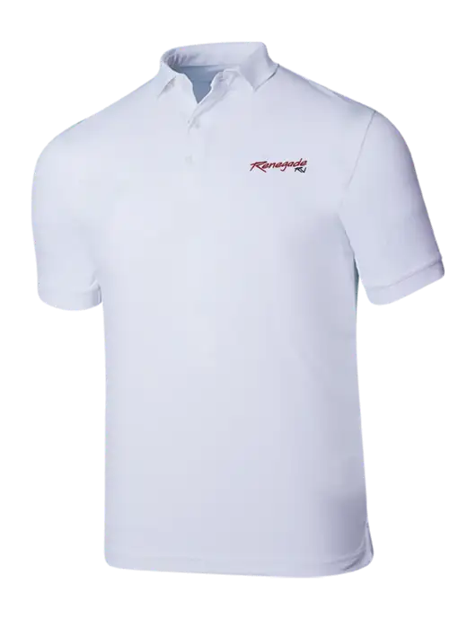 Callaway Ottoman Bright White Polo w/Renegade RV Logo