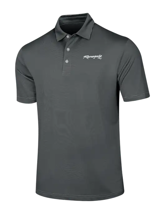 Callaway Black Fine Line Stripe Polo w/Renegade RV Logo