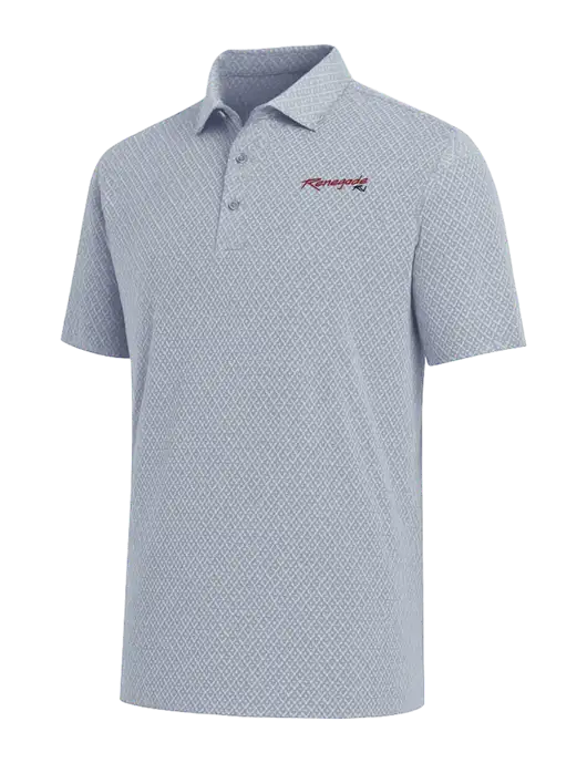Callaway All-Over Stitched Medium Grey Chev Polo  w/Renegade RV Logo