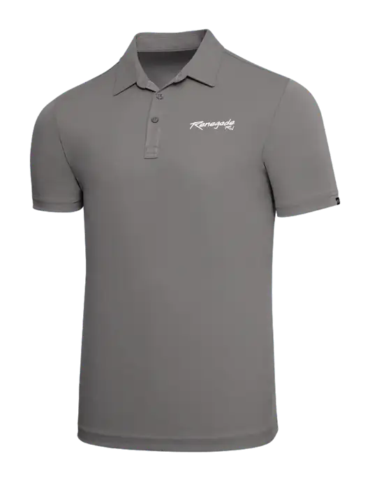 TravisMathew Grey Solid Oceanside Polo w/Renegade RV Logo