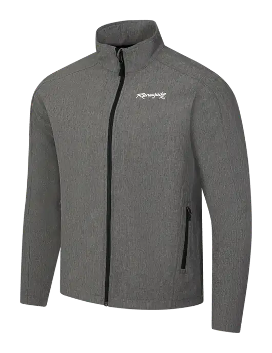 Medium Grey Heather Core Soft Shell Jacket w/Renegade RV Logo