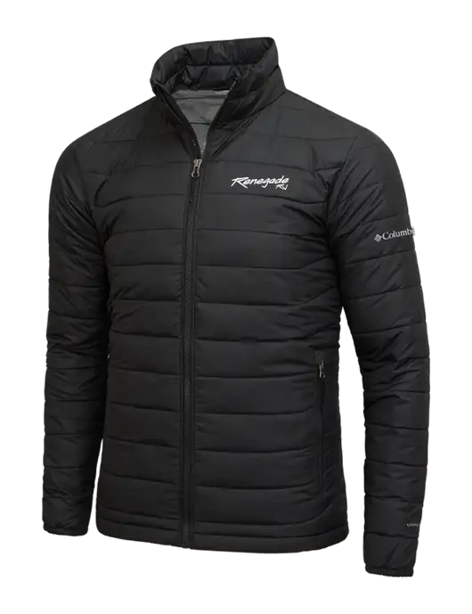 Columbia Black Powder Lite Jacket w/Renegade RV Logo