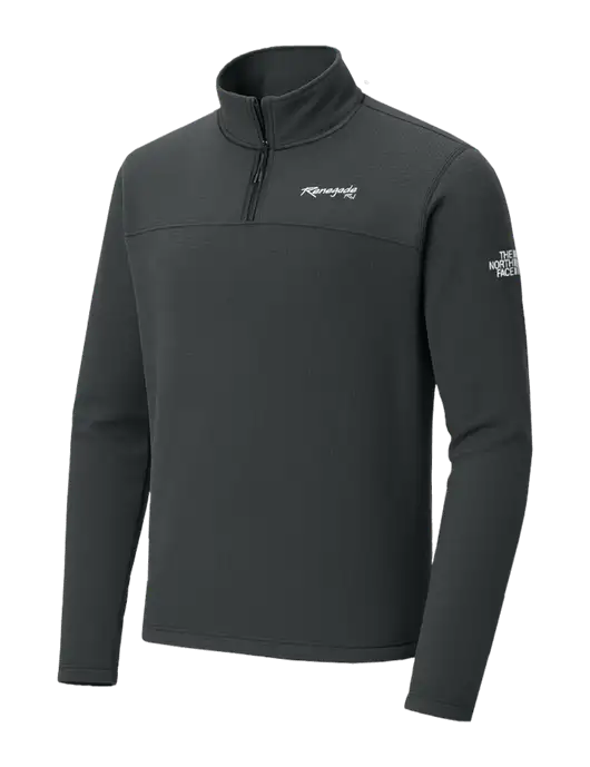 The North Face Aim 1/4-Zip Charcoal Grey Fleece w/Renegade RV Logo