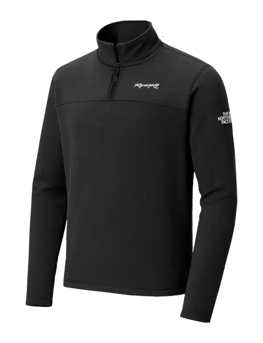 The North Face Aim 1/4-Zip Black Fleece w/Renegade RV Logo