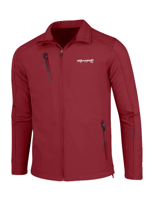 Dark Cardinal Welded Softshell Jacket w/Renegade RV Logo