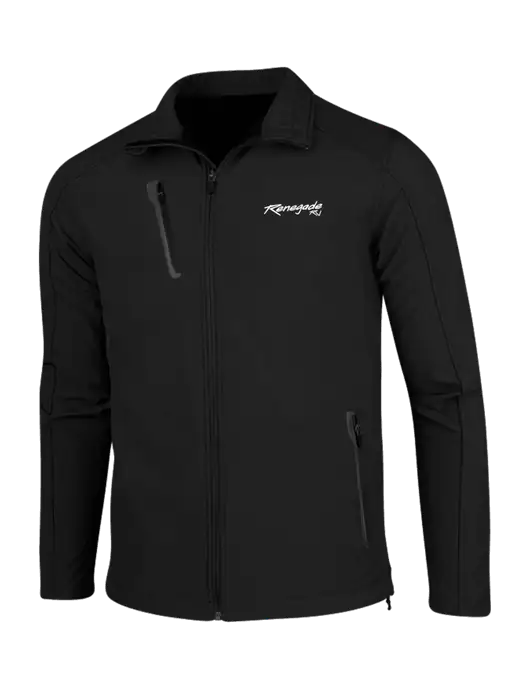Black Welded Softshell Jacket w/Renegade RV Logo