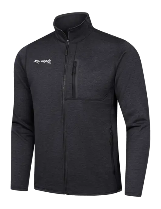 North Face Dark Grey Heather Skyline Full-Zip Fleece Jacket w/Renegade RV Logo