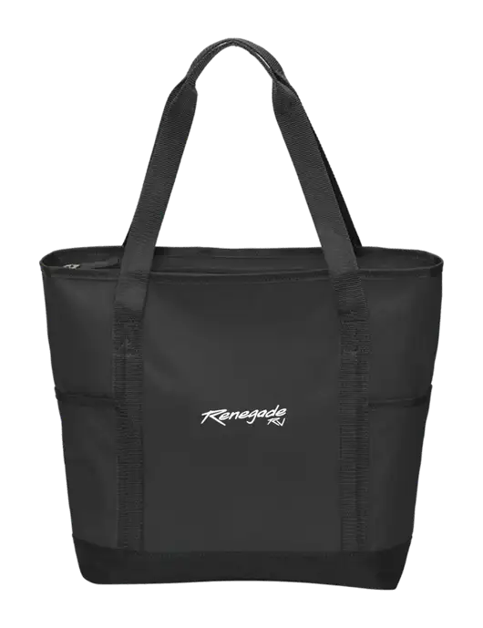 On the Go Black/Black Tote w/Renegade RV Logo